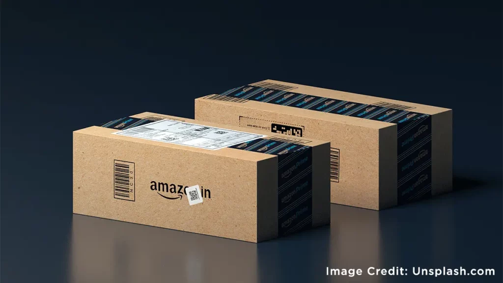Two Amazon packages on Amazon Day Deals