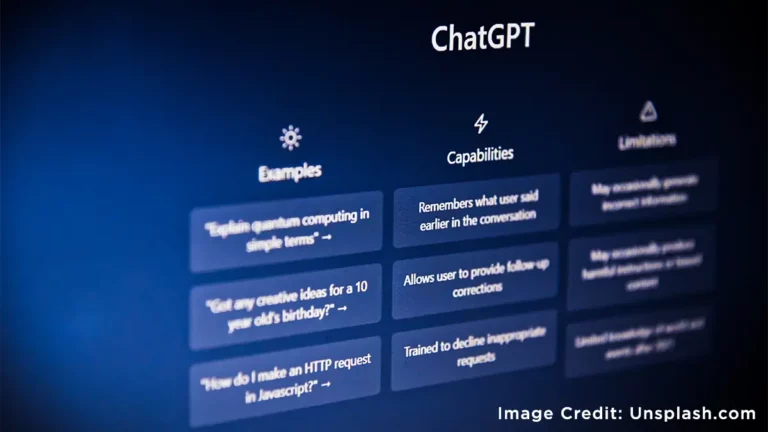 Chatgpt front screen gpt3