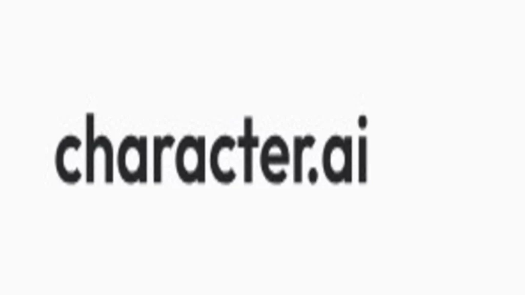 old character ai logo text simple and bold