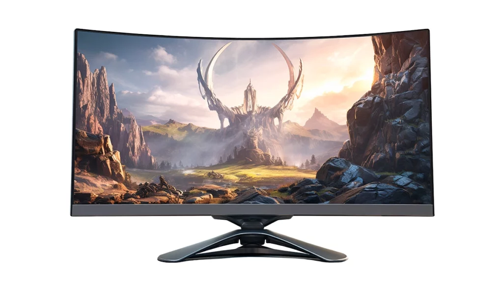 oled monitor curved screen display
