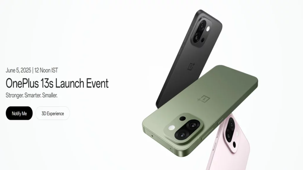 oneplus 13s launch date with various colours
