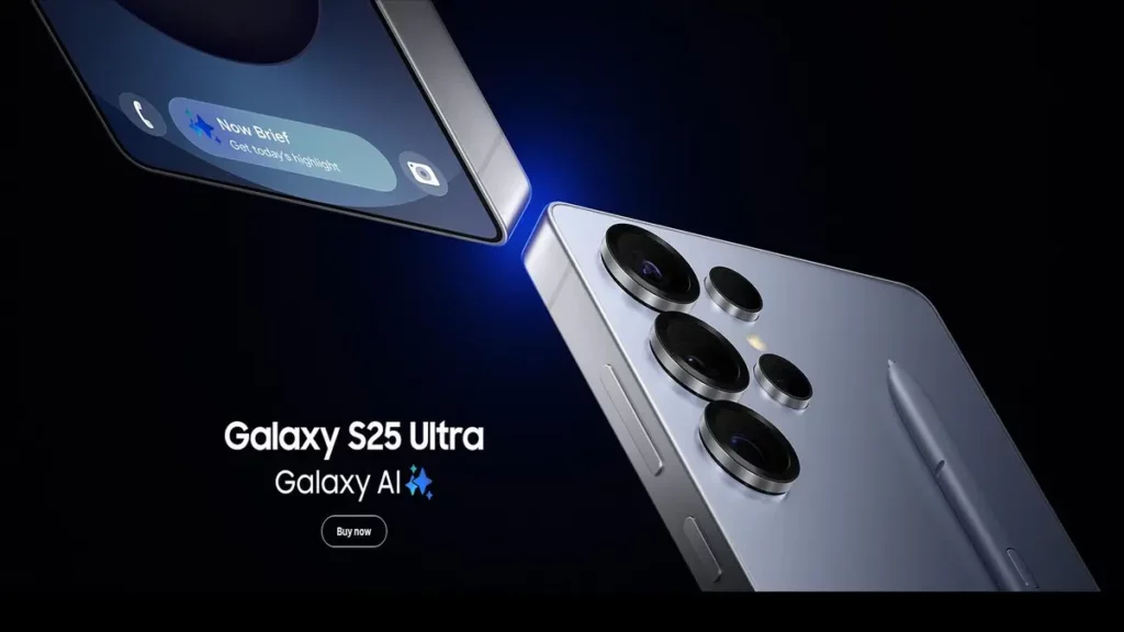 samsung galaxy s25 ultra model interface on website