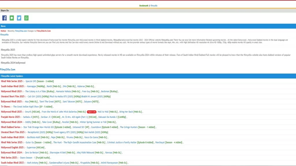 filmyzilla movie streaming platform
