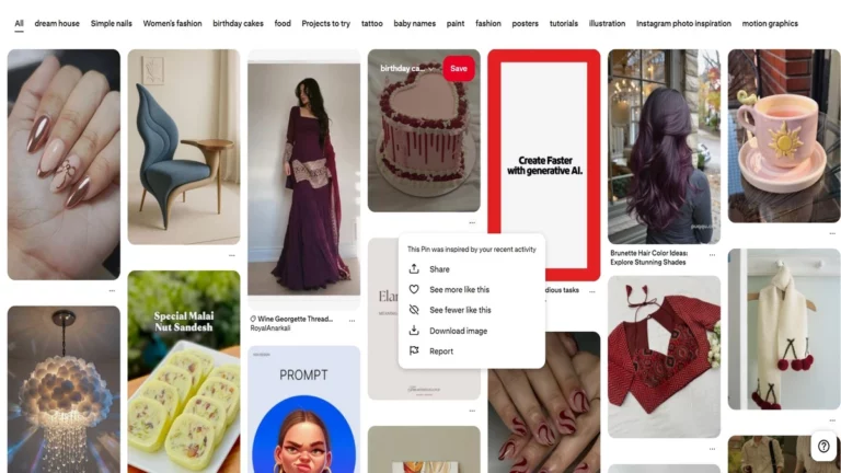 Access to pinterest image download