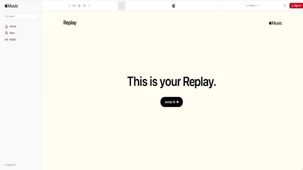 apple replay desktop homepage