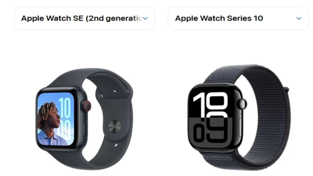apple watch se vs series 10 comparison