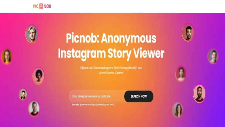 Homepage of picnob